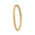 9K Yellow Gold Twist Bangle 5.5mm