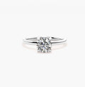1ct Round Brilliant Lab Grown Diamond Floating Head Solitaire Engagement Ring – IGI Certified