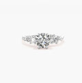 1.25ct Round Brilliant Lab Grown Diamond Accent Shoulders Engagement Ring – IGI Certified