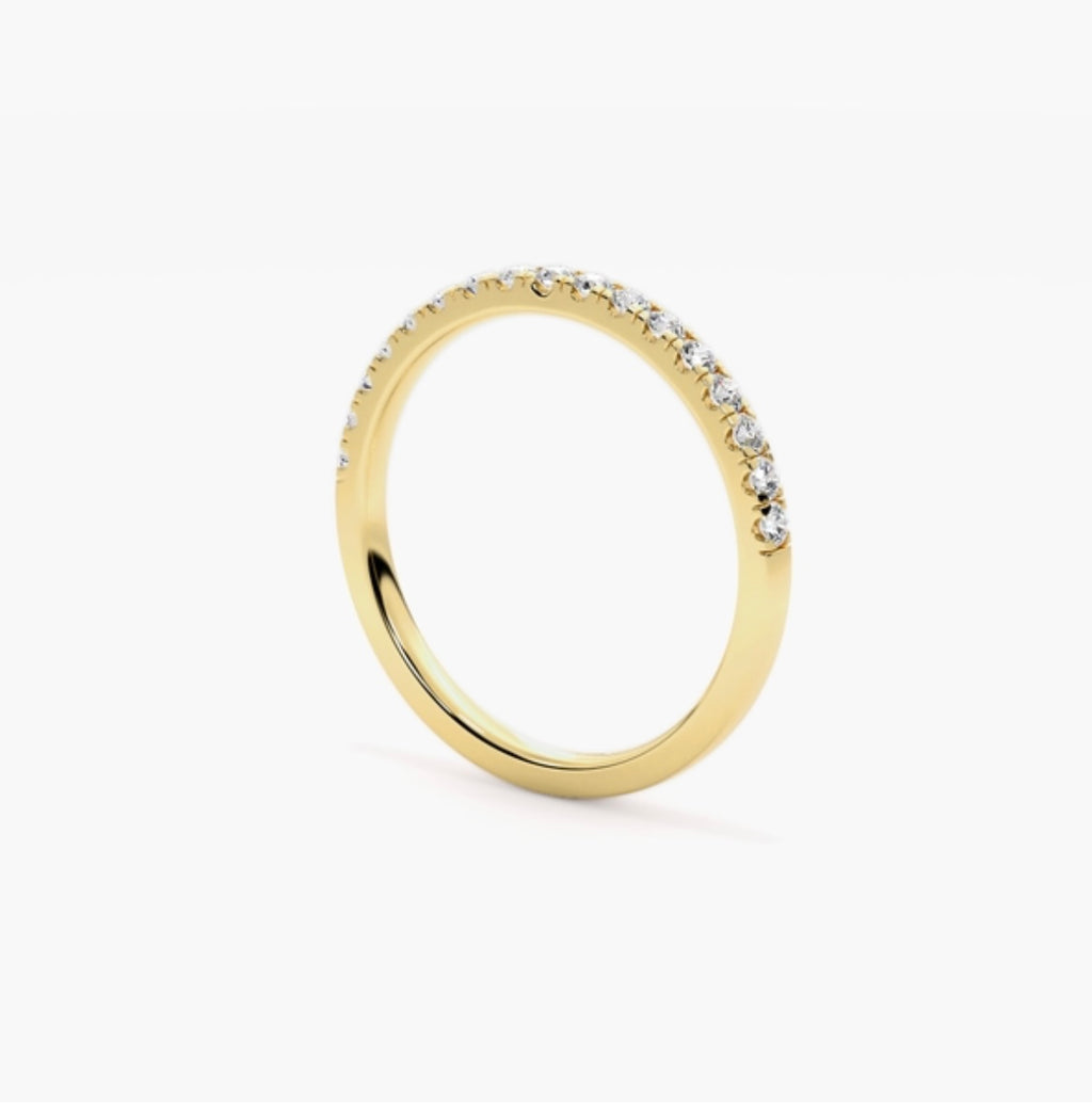 2mm Lab Grown Diamond Micro Pavé Eternity Band – 0.30ct