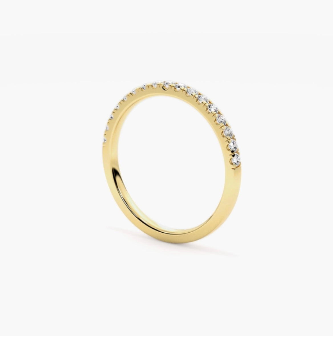 2mm Lab Grown Diamond Micro Pavé Eternity Band – 0.30ct