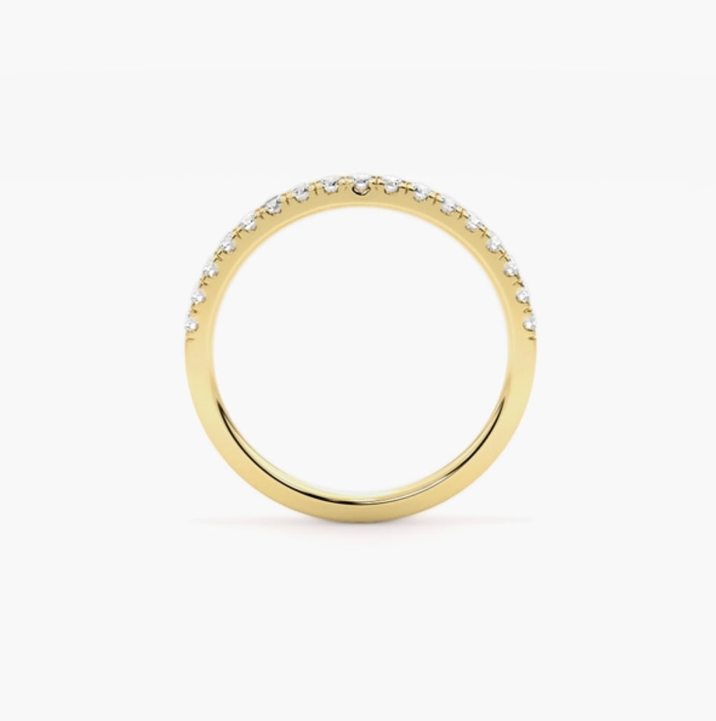 2mm Lab Grown Diamond Micro Pavé Eternity Band – 0.30ct