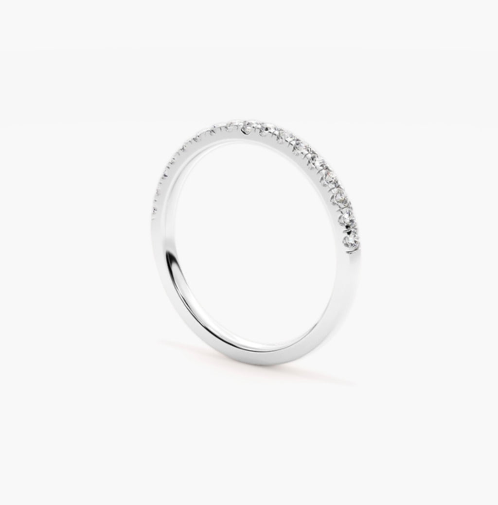 2mm Lab Grown Diamond Micro Pavé Eternity Band – 0.30ct