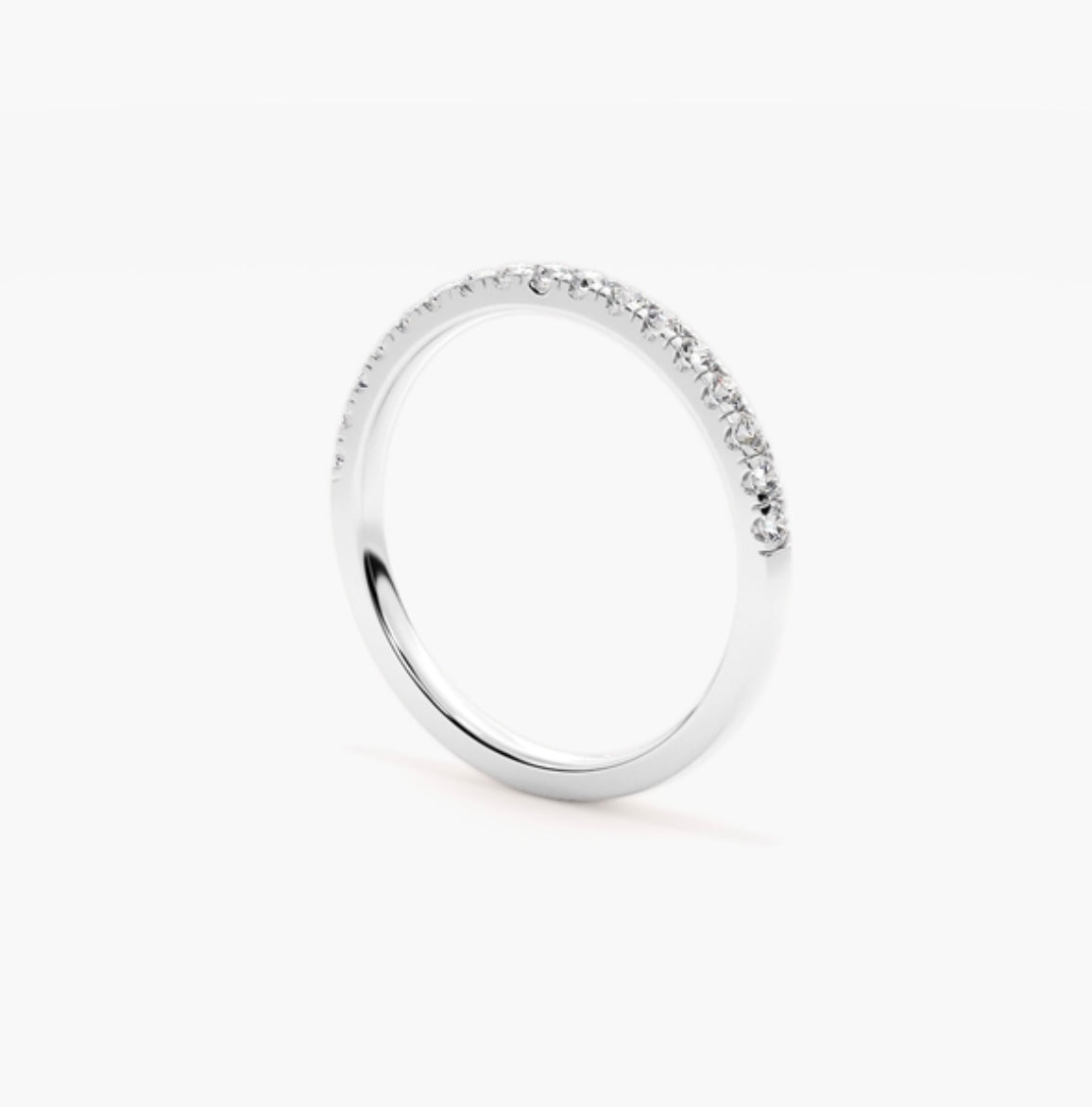 2mm Lab Grown Diamond Micro Pavé Eternity Band – 0.30ct