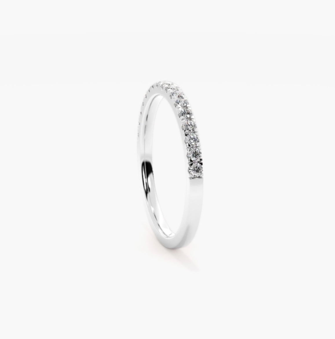 2mm Lab Grown Diamond Micro Pavé Eternity Band – 0.30ct