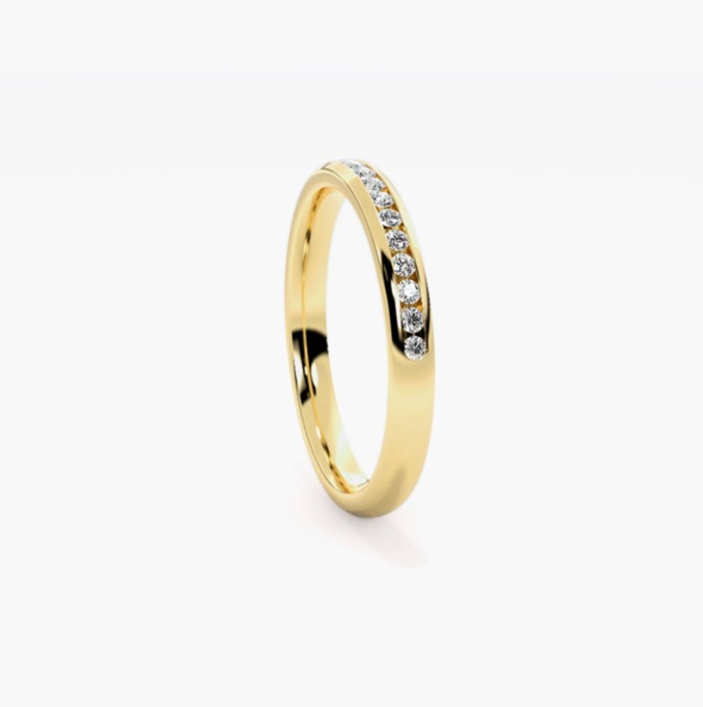2.5mm Lab Grown Diamond Channel Set Eternity – 0.35ct