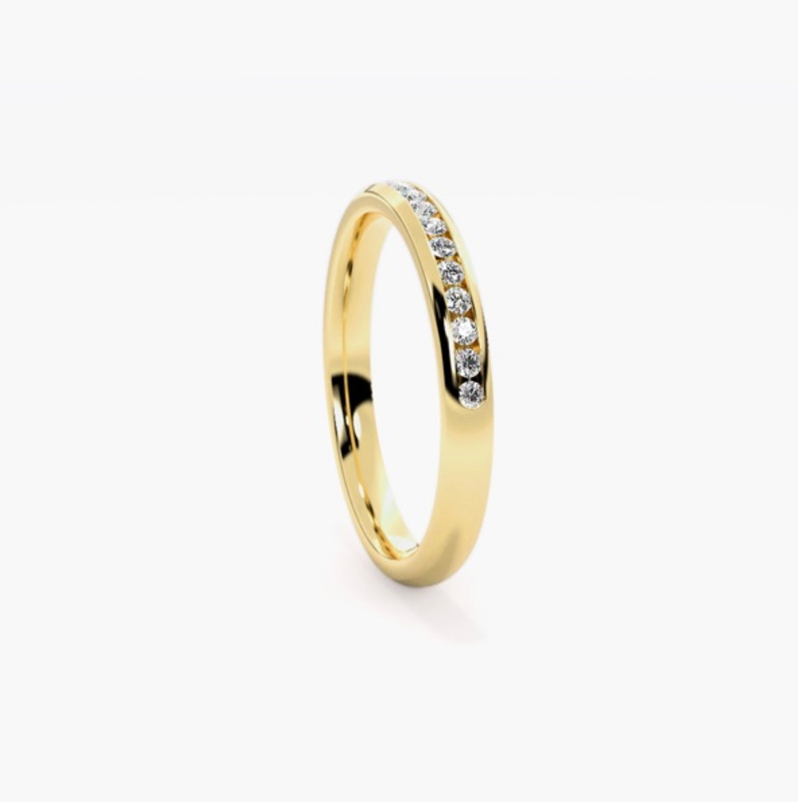 2.5mm Lab Grown Diamond Channel Set Eternity – 0.35ct