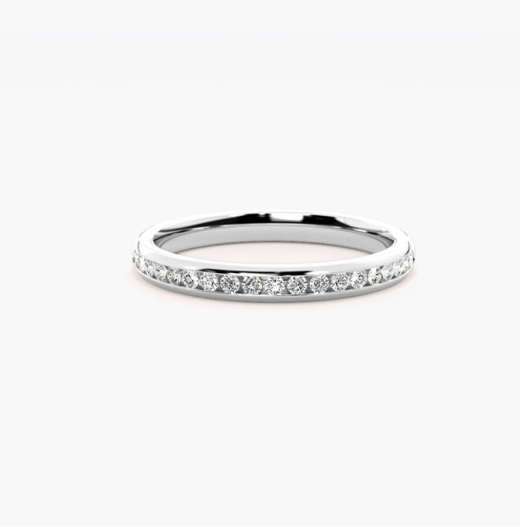 2.5mm Lab Grown Diamond Channel Set Eternity – 0.35ct