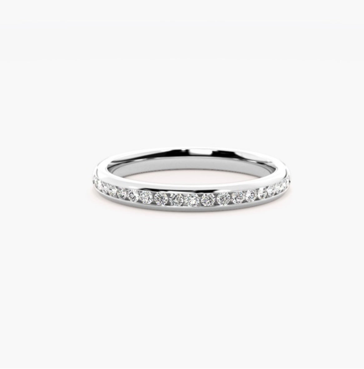 2.5mm Lab Grown Diamond Channel Set Eternity – 0.35ct