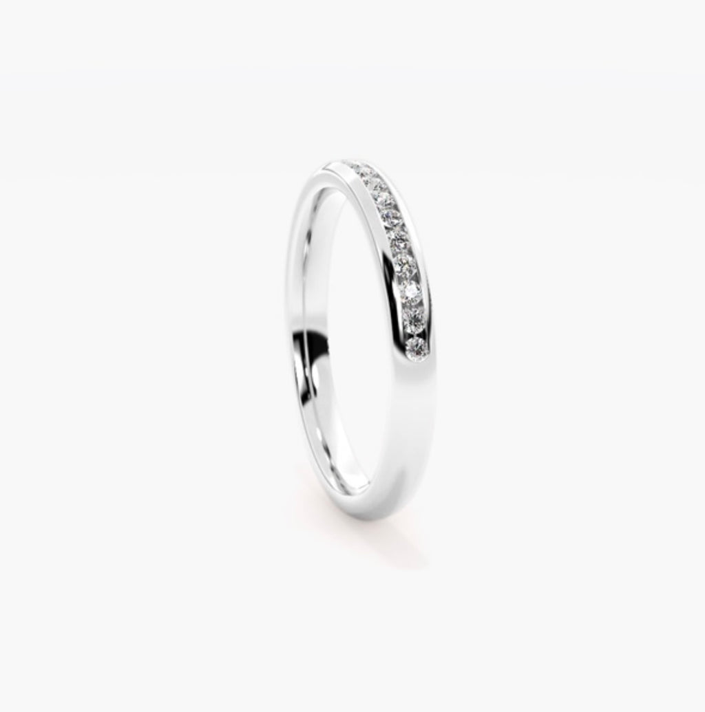 2.5mm Lab Grown Diamond Channel Set Eternity – 0.35ct