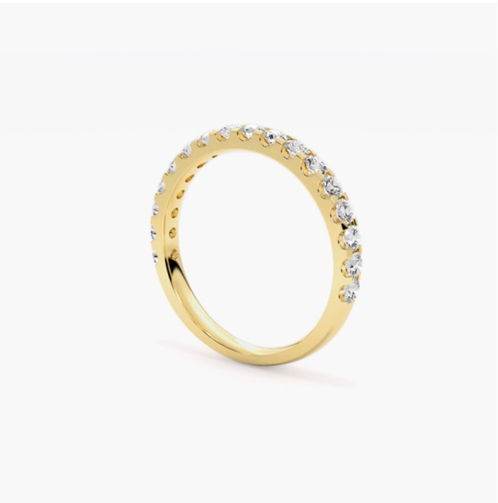 3mm Lab Grown Diamond Micro Pavé Eternity Band – 0.75ct
