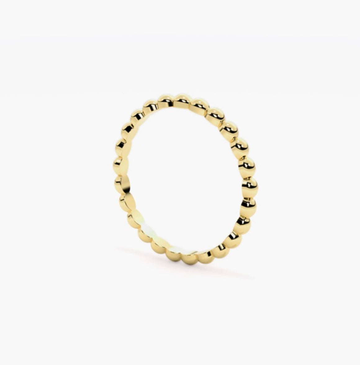 2mm Ball beaded Style Wedding Band