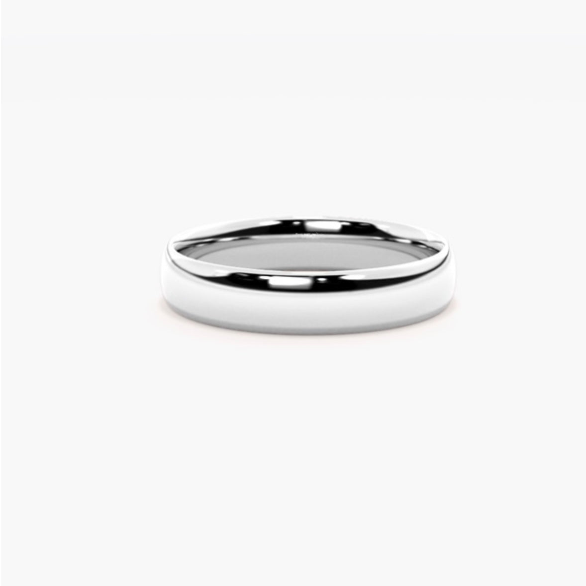 4mm Classic Soft Court Medium Weight Wedding Band