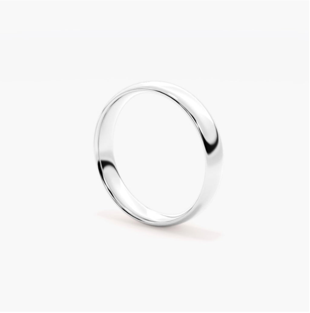 4mm Classic Soft Court Medium Weight Wedding Band