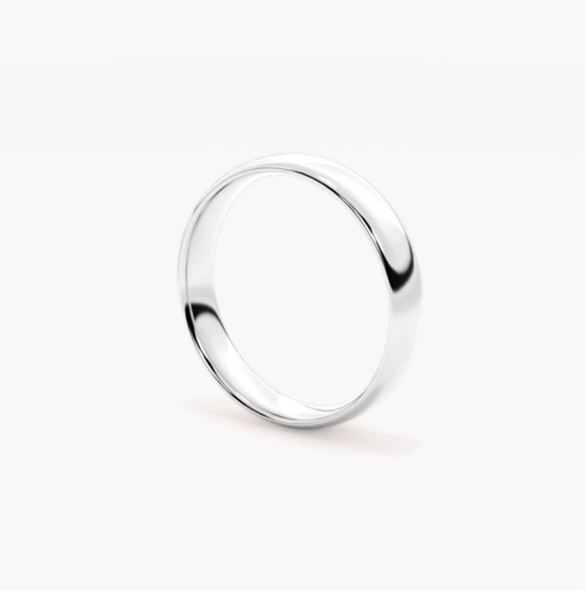 4mm Classic Soft Court Medium Weight Wedding Band