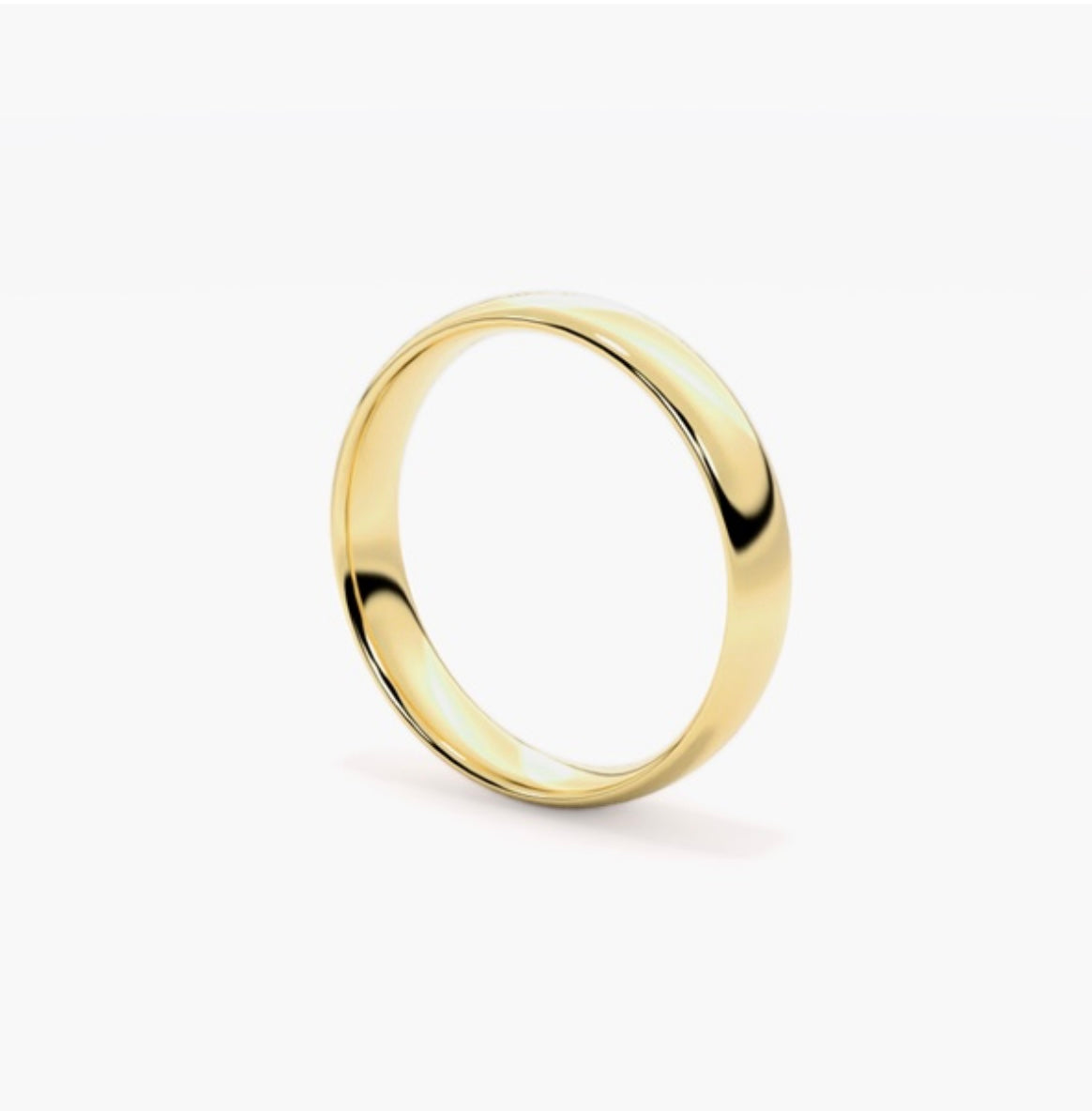 4mm Classic Soft Court Medium Weight Wedding Band