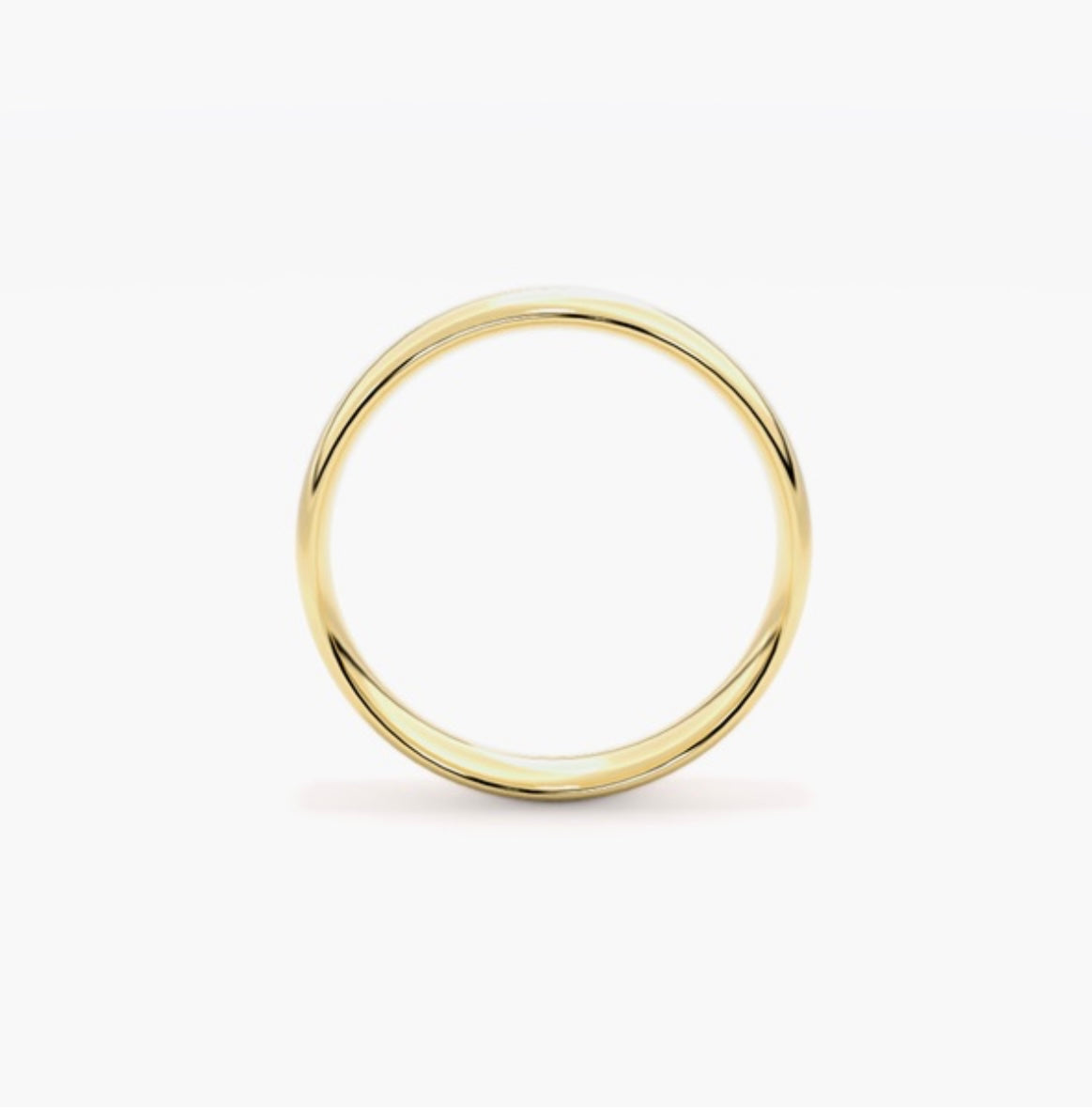 4mm Classic Soft Court Medium Weight Wedding Band