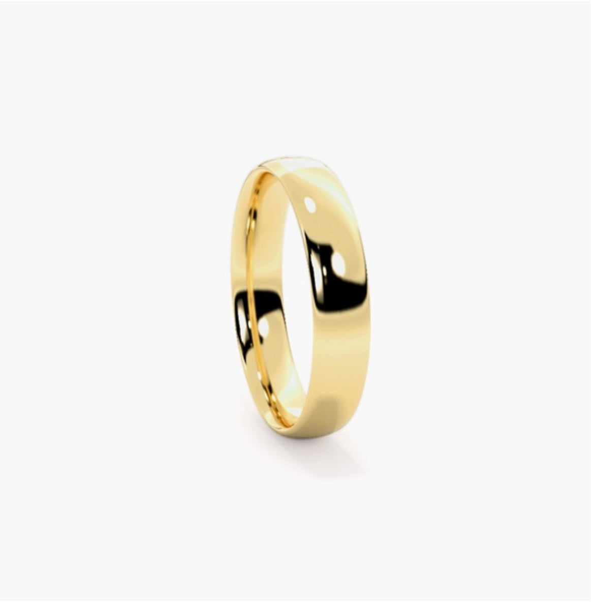 4mm Classic Soft Court Medium Weight Wedding Band