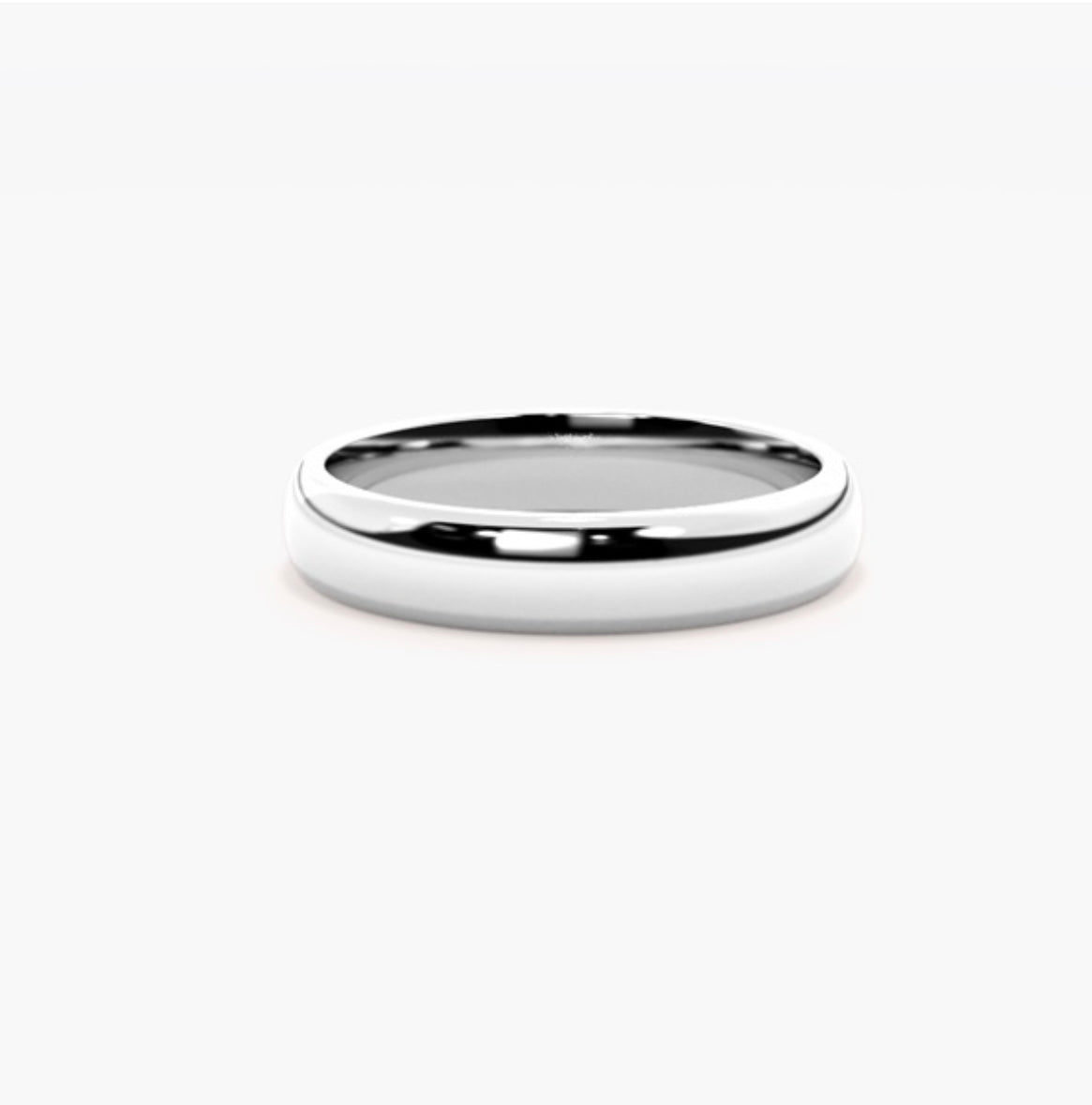 5mm Classic Soft Court Medium Weight Wedding Band