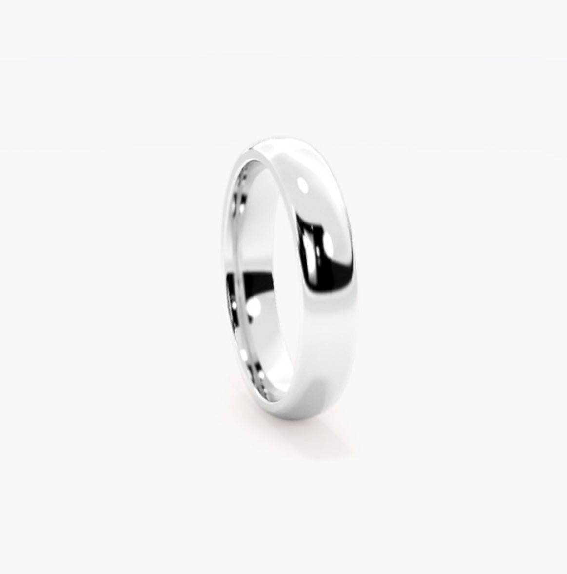 5mm Classic Soft Court Medium Weight Wedding Band