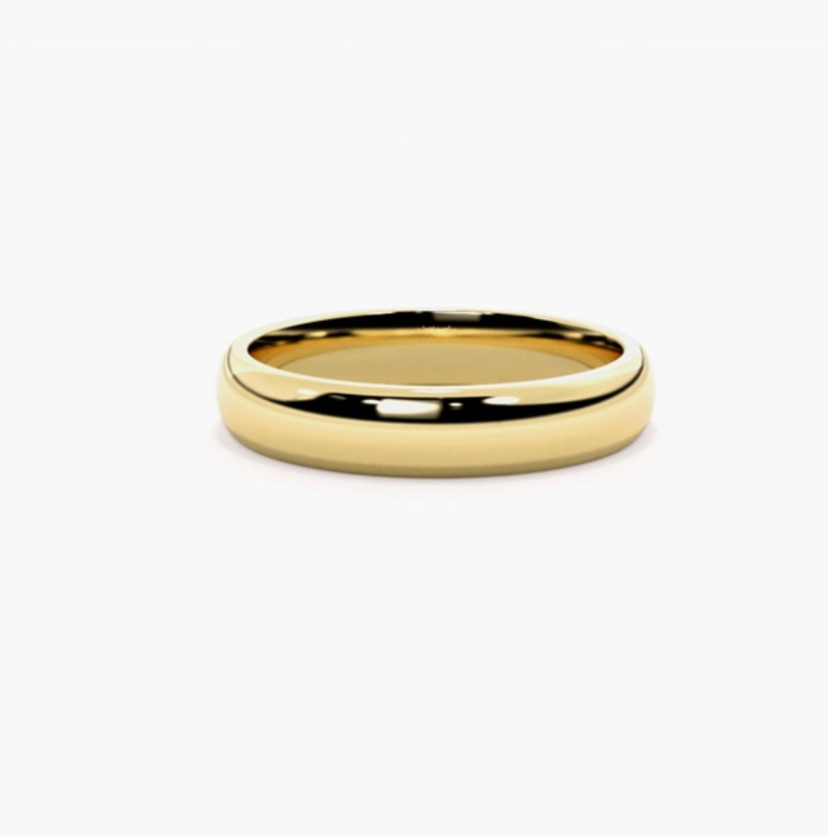 5mm Classic Soft Court Medium Weight Wedding Band