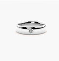 5mm Classic Court Natural Diamond Flush Set Wedding Band – 0.25ct