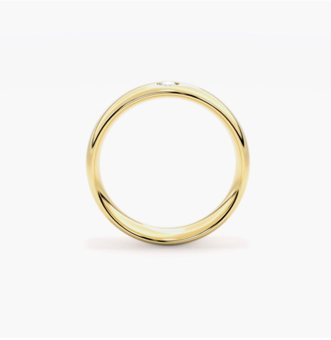 5mm Classic Court Natural Diamond Flush Set Wedding Band – 0.25ct