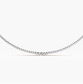 12.00ct Round Brilliant Diamond Tennis Necklace – 4 Claw Set (18 Inch)