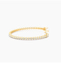 5.00ct Round Brilliant Diamond Tennis Bracelet – 4 Claw Illusion Set (7 Inch)
