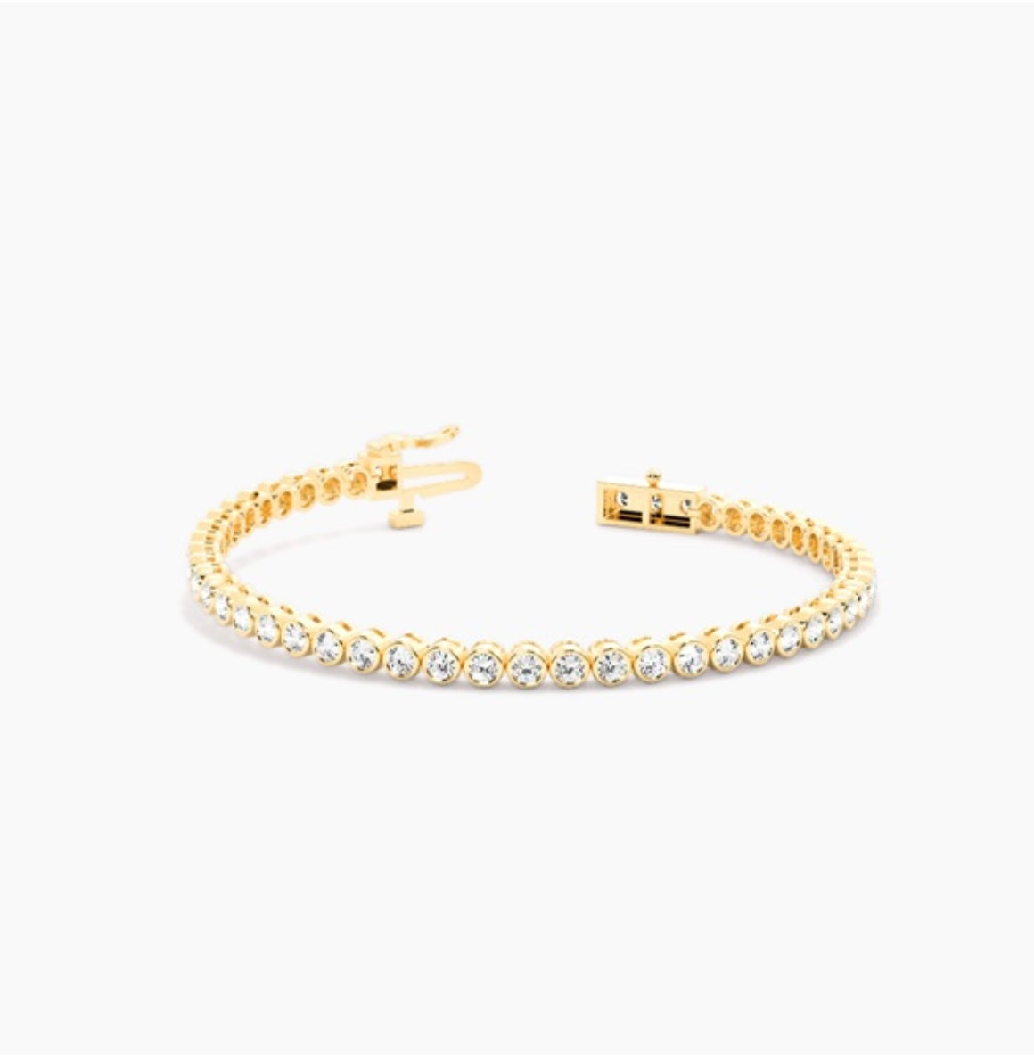 5.00ct Round Brilliant Diamond Tennis Bracelet – 4 Claw Illusion Set (7 Inch)