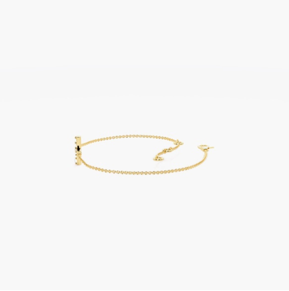 0.30ct Diamond Pavé Cross Trace Link Bracelet – 7 Inch